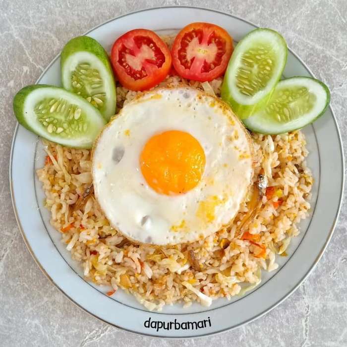 Cara membuat nasi goreng rumahan yang enak