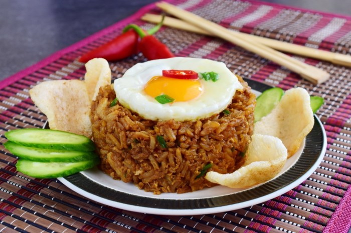 Nasi goreng enak bikin sedap mau cobalah ilustrasi