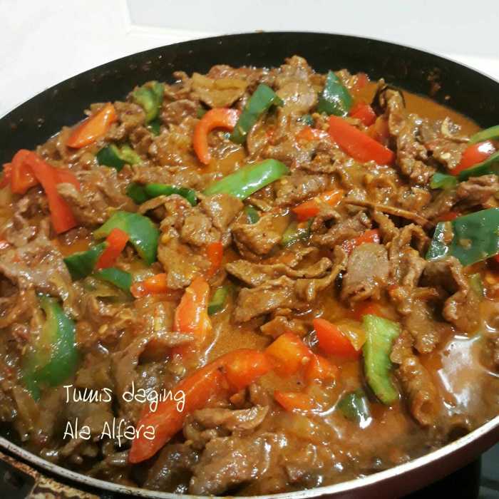 Resep Tumis Daging Sapi