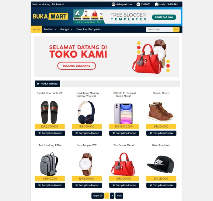 Membuat Toko Online Sendiri Tanpa Biaya Besar