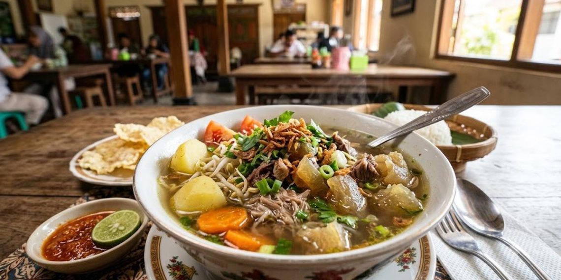 Resep Soto Kikil Kuah Bening Segar Empuk Tanpa Bau Prengus