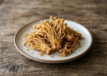 Resep Jamur Enoki Crispy Kriuk Tahan Lama Tanpa MSG