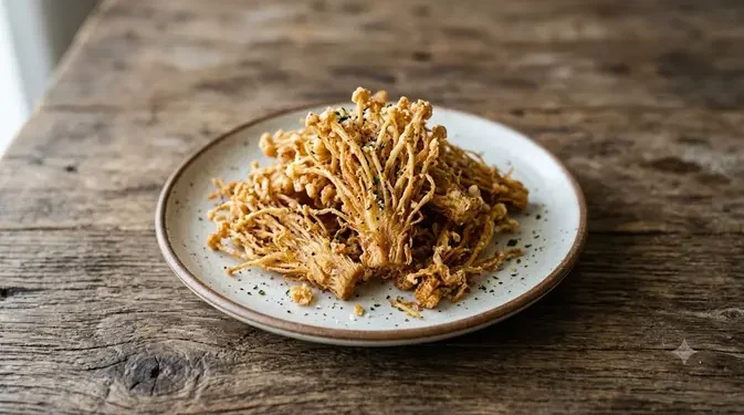 Resep Jamur Enoki Crispy Kriuk Tahan Lama Tanpa MSG