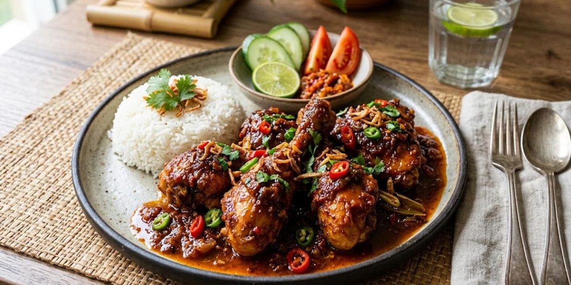 Resep Ayam Goreng Bumbu Rujak Pedas Gurih Beraroma Rempah