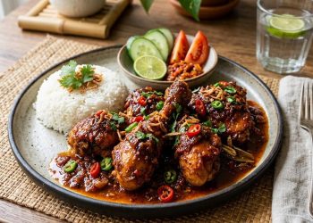 Resep Ayam Goreng Bumbu Rujak Pedas Gurih Beraroma Rempah