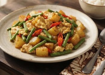 Resep Tumis Kentang Telur dan Kacang Panjang, Menu Sederhana yang Gurih dan Mengenyangkan