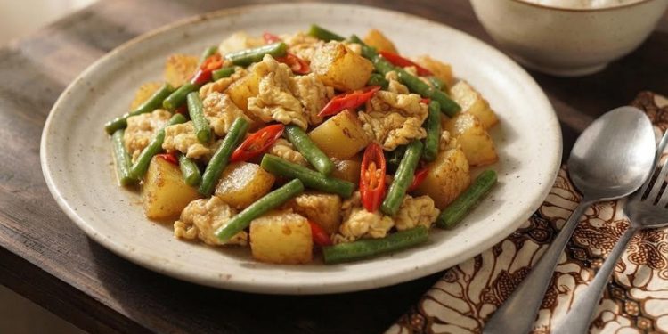 Resep Tumis Kentang Telur dan Kacang Panjang, Menu Sederhana yang Gurih dan Mengenyangkan