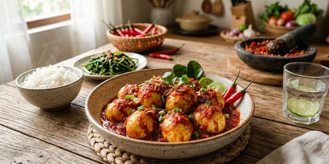 Bumbu Telur Balado Pedas Manis Resep Praktis Lezat dan Bikin Ketagihan