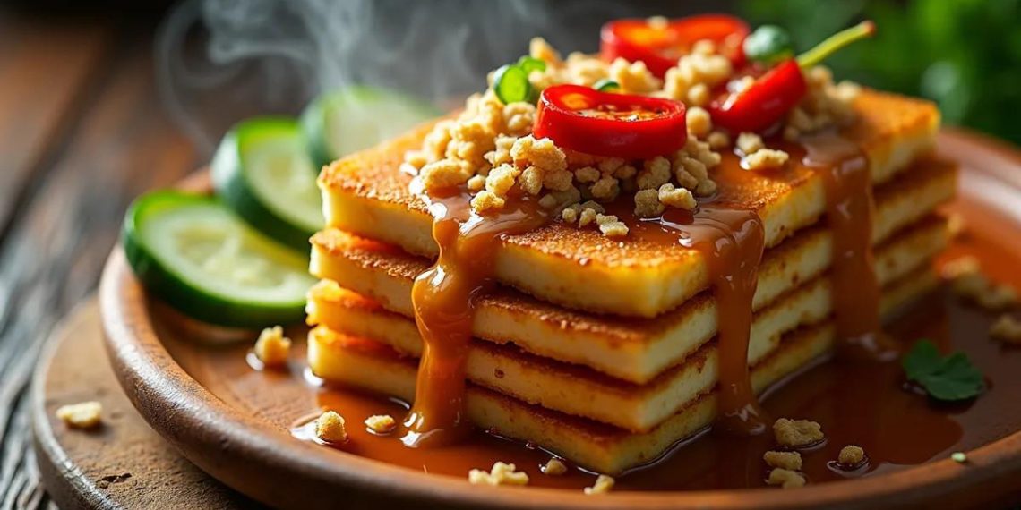 Resep Tahu Susun Telur dengan Bumbu Kacang yang Lezat dan Gurih