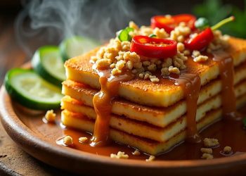 Resep Tahu Susun Telur dengan Bumbu Kacang yang Lezat dan Gurih